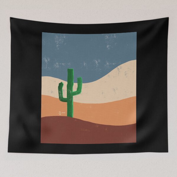 Item preview, Desert Cactus Minimalist Artwork Gift designed and sold by Teeleo.