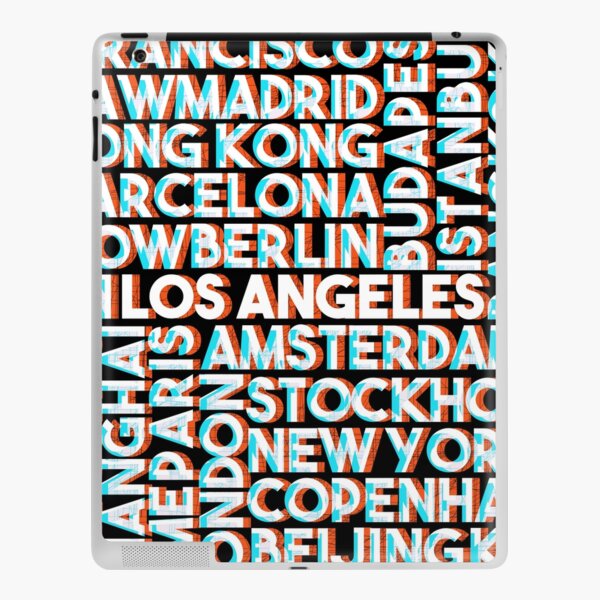 Los Angeles city name typographic print. Travel lettering card