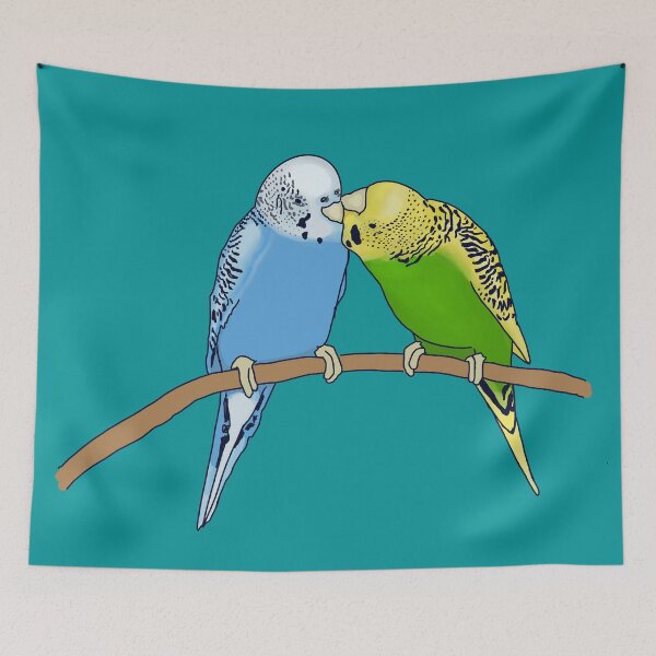 Item preview, Parakeets  designed and sold by TragicKittens.
