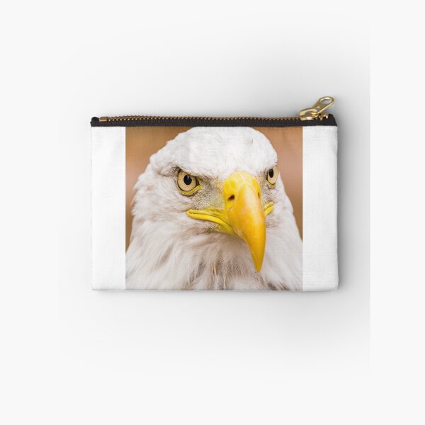 Item preview, Square crop portrait of a Bald Eagle designed and sold by wellsie82.
