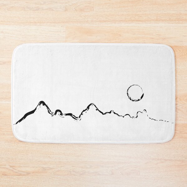 Item preview, White Mountain Line Art  designed and sold by MinimalStudio.