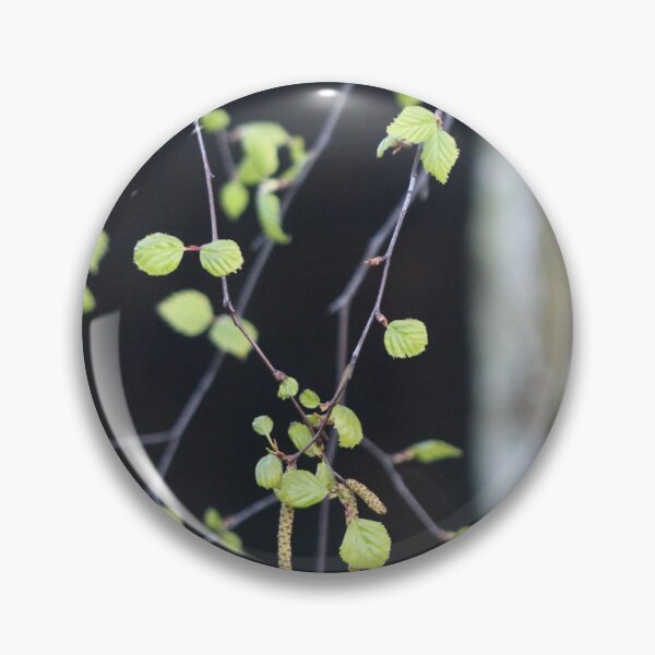 Item preview, Birch tree leaves and bokeh bark in spring designed and sold by chihuahuashower.