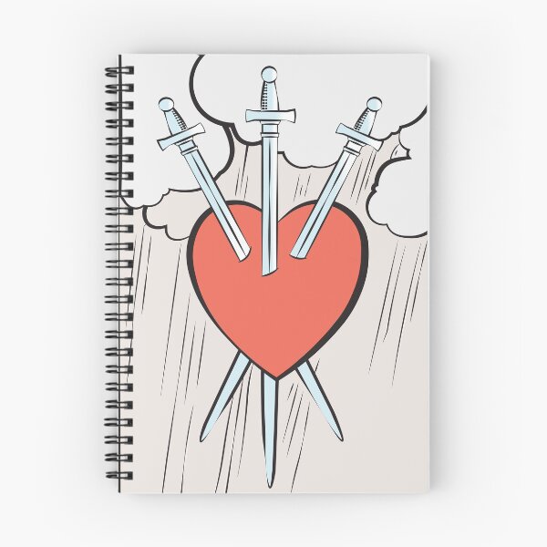 Item preview, Three of Swords Tarot designed and sold by arellawho.