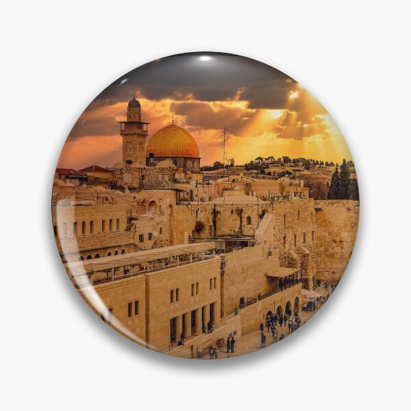 Item preview, Heavenly Rays at Sunset on the Wailing Wall (Western Wall) designed and sold by Mitchell Grosky.