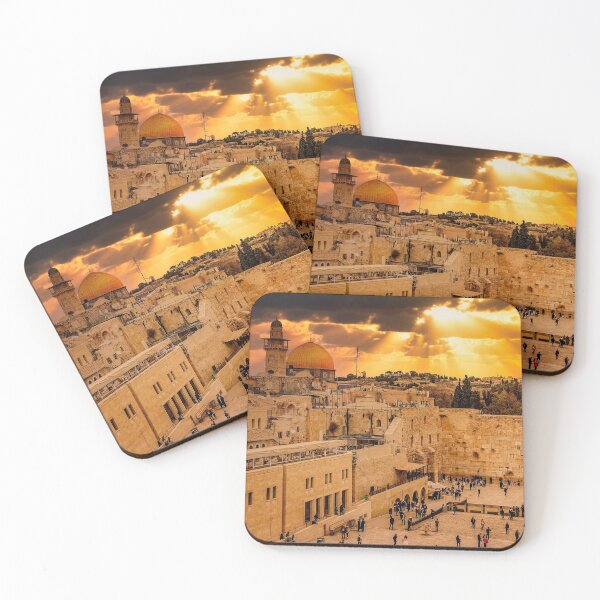 Item preview, Heavenly Rays at Sunset on the Wailing Wall (Western Wall) designed and sold by Mitchell Grosky.
