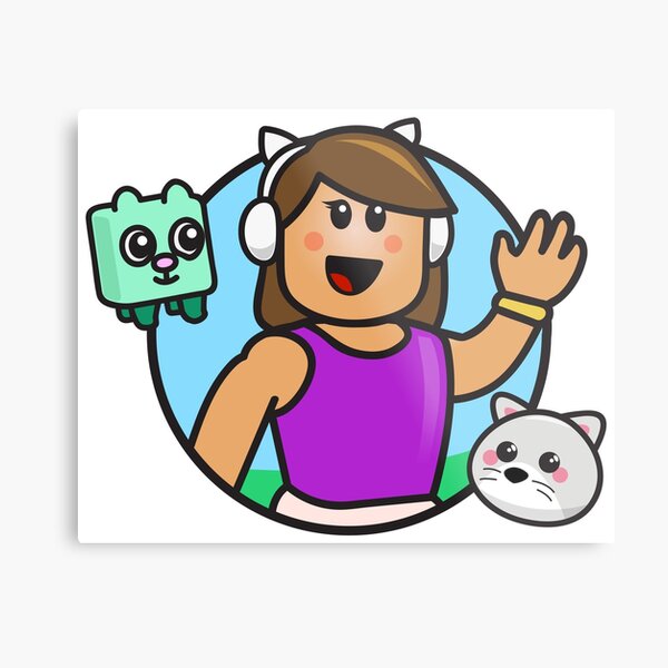 Roblox Girl Wall Art Redbubble - funny roblox art board prints redbubble