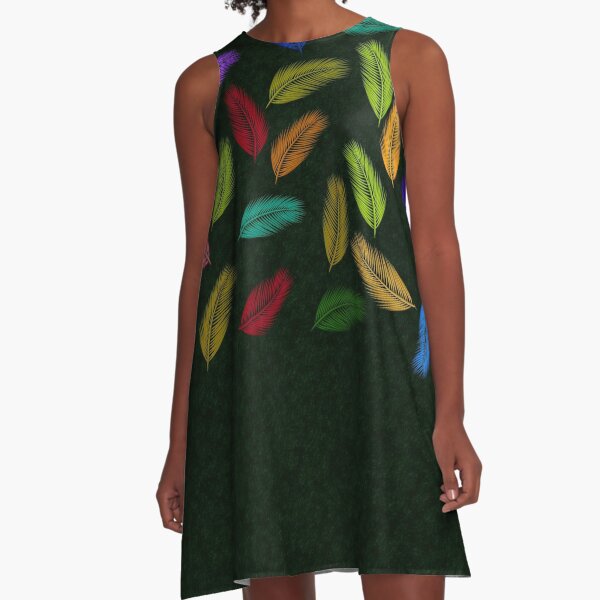Colorful Palm Springs A-Line Dress