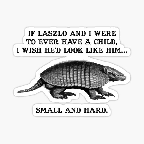 Aperçu de l'œuvre Nadja et Laszlo ont un enfant Armadillo - Ce que nous faisons dans l'ombre créée et vendue par laceyolson2.