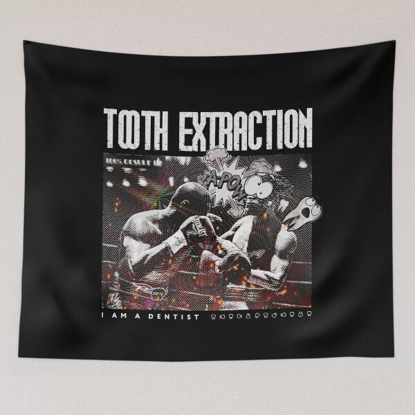 Item preview, Tooth extraction / street fighter / sarcasm / knocked out tooth / comics designed and sold by Svinil.