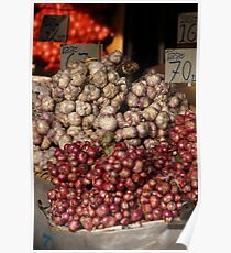 Onions and Garlic Poster