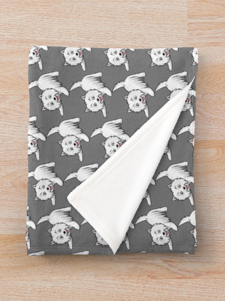 Alternate view of West Highland Terrier Throw Blanket