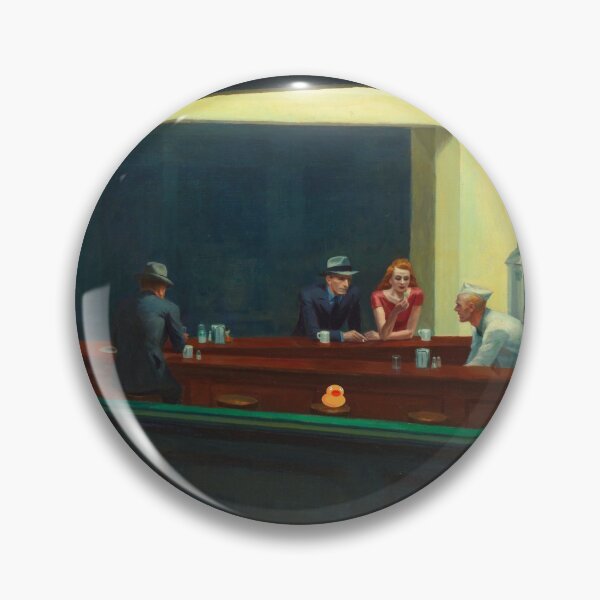 Item preview, Subtly Ruined Nighthawks - Rubber Ducky designed and sold by weavernap.