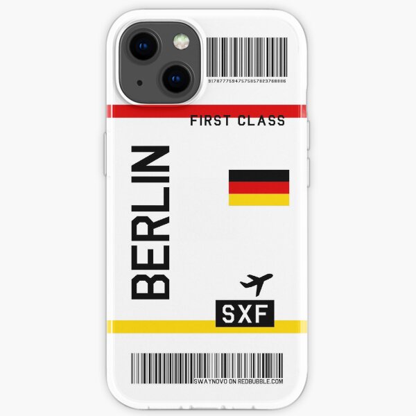 Flugticket Berlin iPhone Flexible Hülle