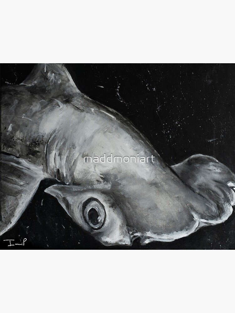 Hammerhead Shark Painting by maddmoniart