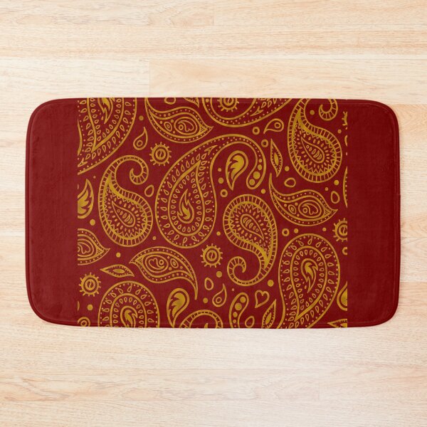 Item preview, Gold Paisley - Red designed and sold by graphicmeyou.