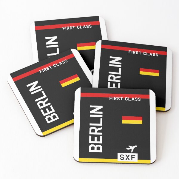 Item preview, Flight Ticket Berlin in black designed and sold by swaynowo.