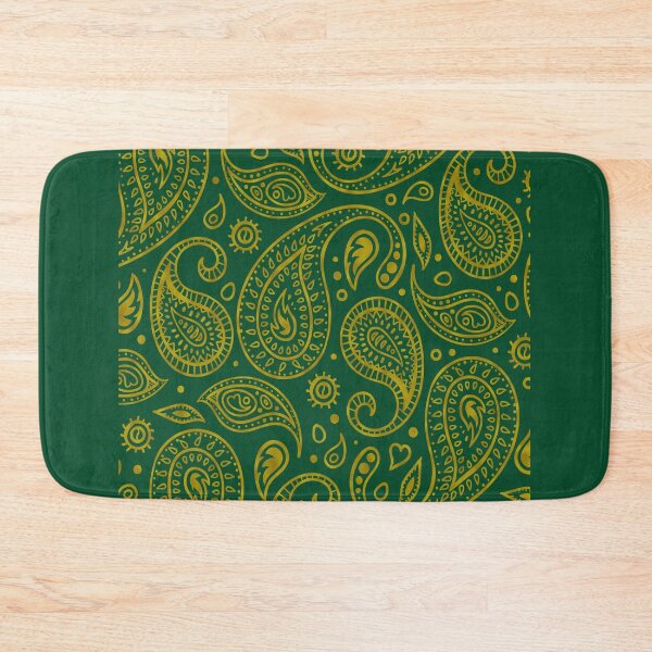 Item preview, Gold Paisley - Green designed and sold by graphicmeyou.