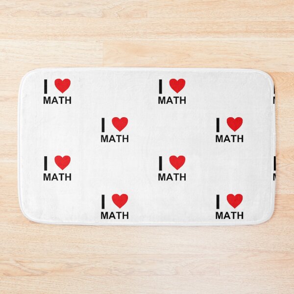 Item preview, I Love Math - I Heart Math designed and sold by ResistNow.