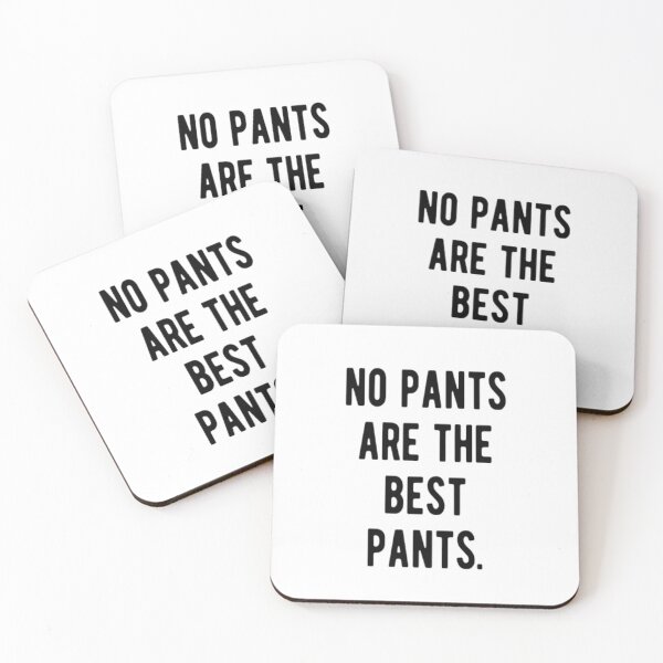 Item preview, No Pants are the Best Pants designed and sold by CatMonkStudios.