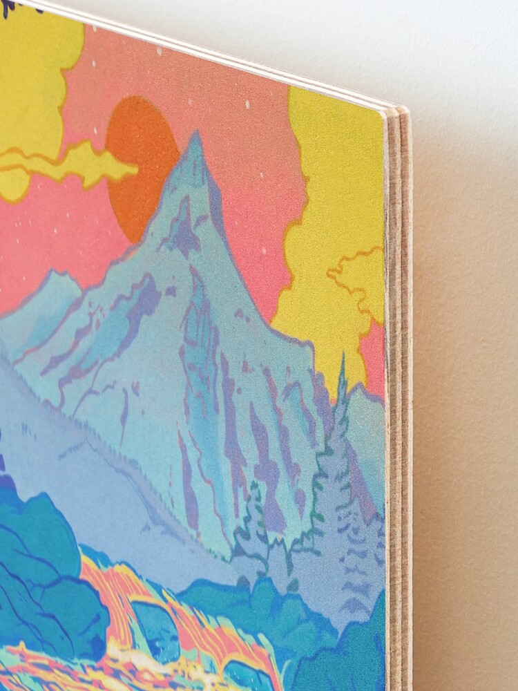 Alternate view of River Mounted Print