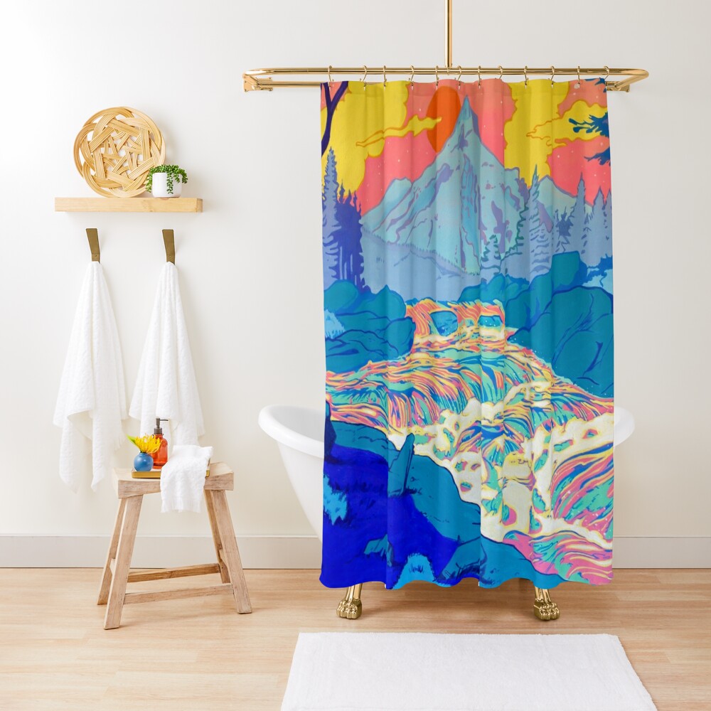 River Shower Curtain