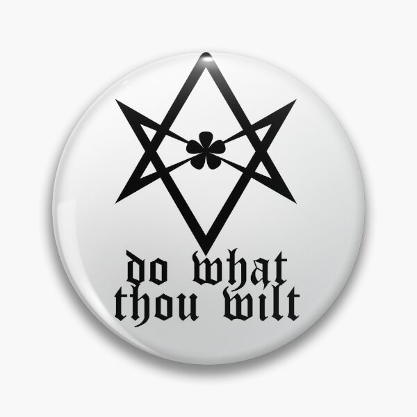 Item preview, Do What Thou Wilt - Unicursal Hexagram designed and sold by artpirate.