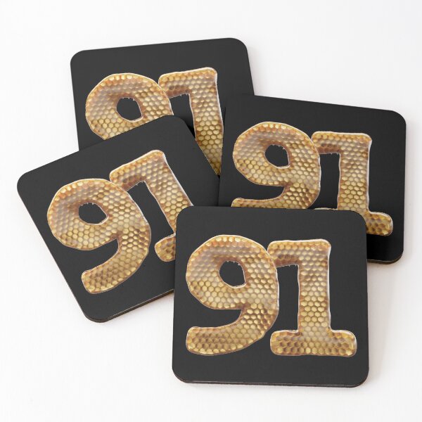 Item preview, 91 Number 3d Honey Numbers Font designed and sold by HelloFromAja.