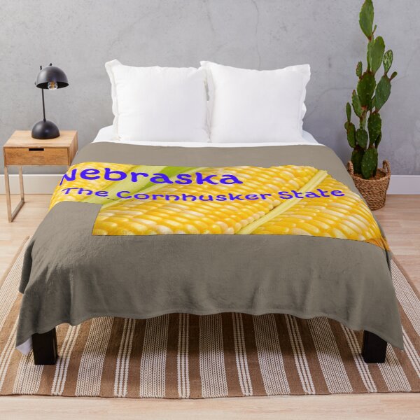 Item preview, Nebraska Map with State Nickname: The Cornhusker State designed and sold by Havocgirl.