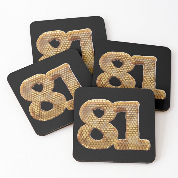Item preview, 81 Number 3d Honey Numbers Font designed and sold by HelloFromAja.