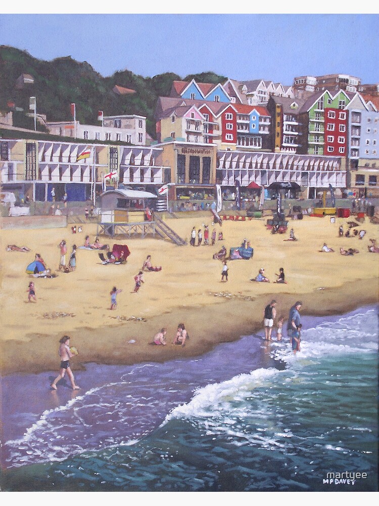 "Bournemouth beach sea front" Art Print for Sale by martyee