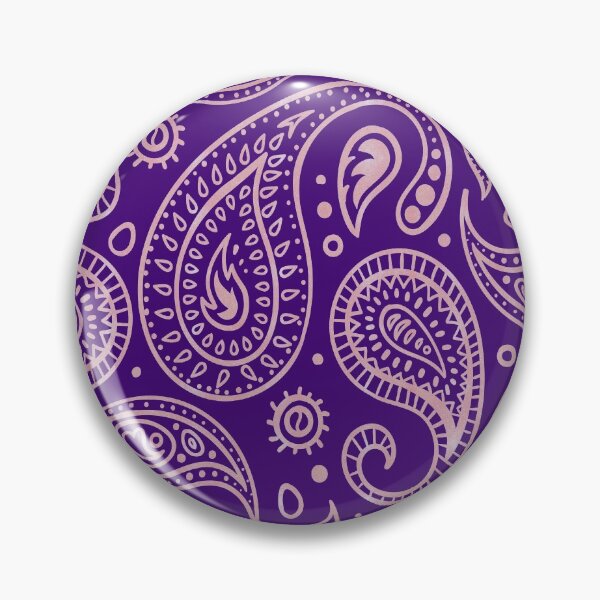 Item preview, Rose Gold Paisley - Purple designed and sold by graphicmeyou.