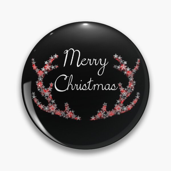 Item preview, Merry Christmas - Funny Vintage Snowflakes & Red Plaid Antlers Christmas Gift designed and sold by r-silver.