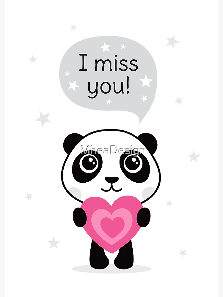 Tirelire Panda I Miss U