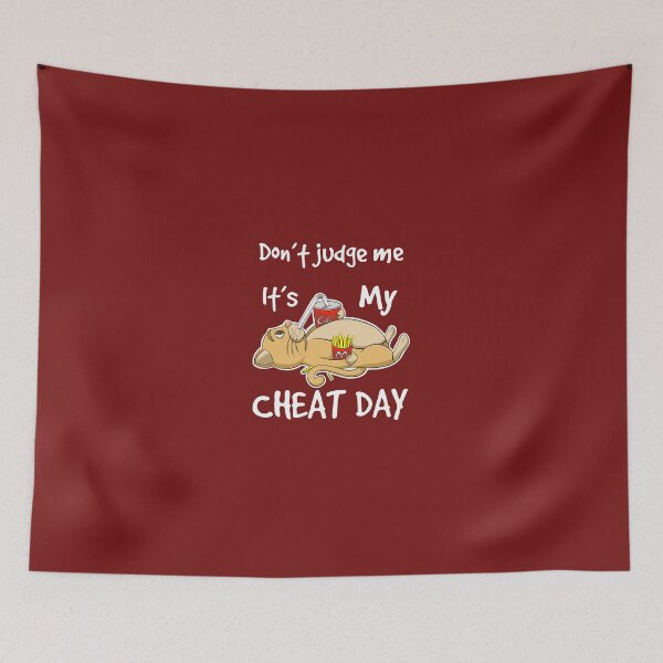 Item preview, Cheat day cat designed and sold by Lambo-Designs.