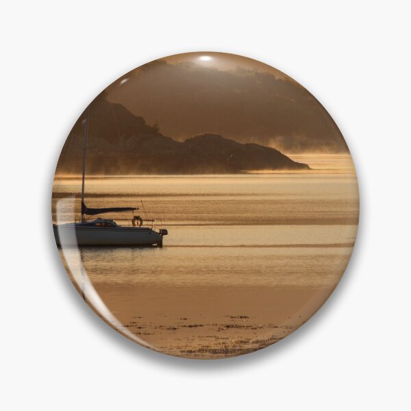 Item preview, Yacht at Sunrise on Loch Sunart designed and sold by derekbeattie.