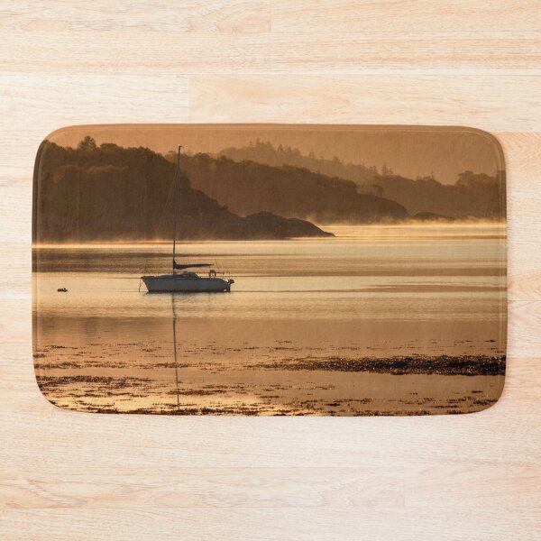 Item preview, Yacht at Sunrise on Loch Sunart designed and sold by derekbeattie.