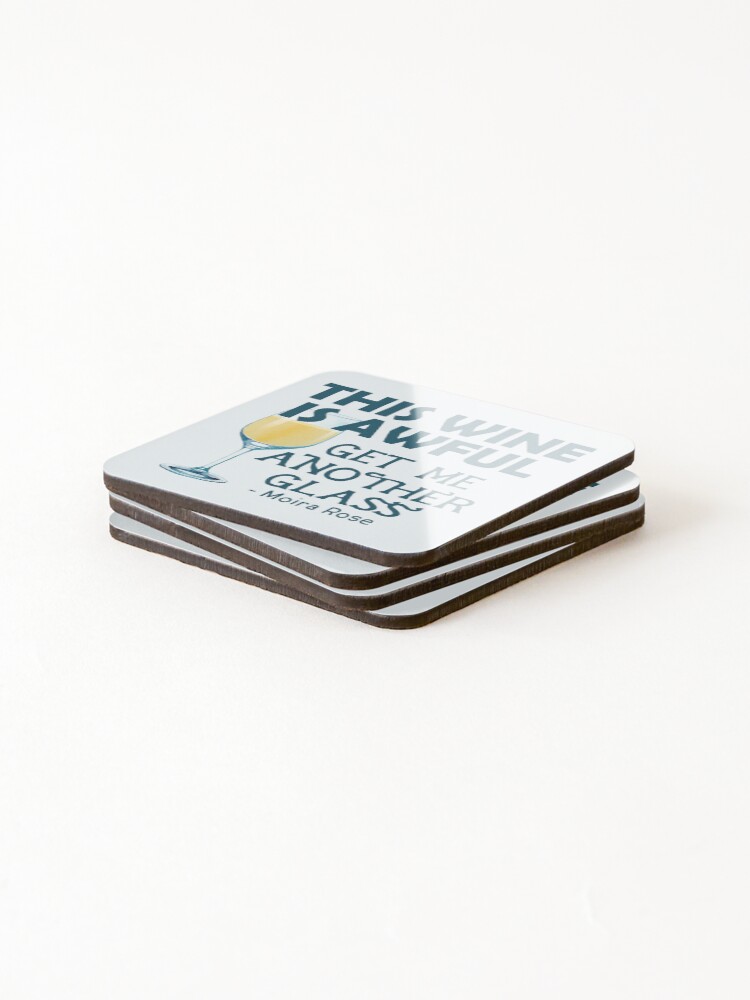 Alternate view of This Wine is Awful Get Me Another Glass Coasters (Set of 4)