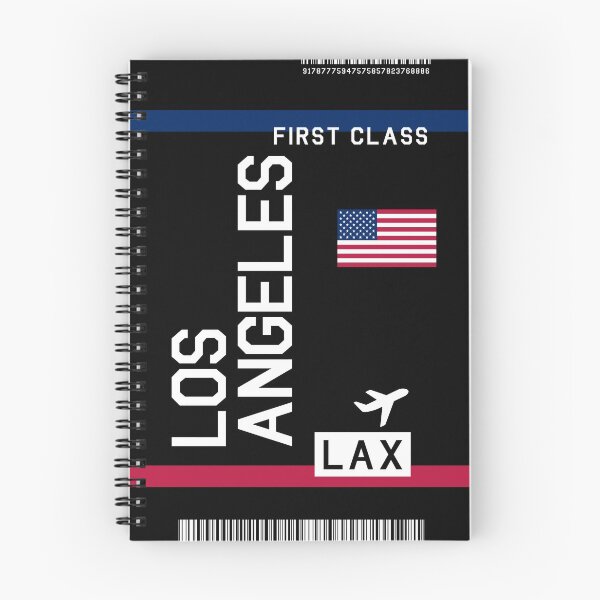 Item preview, Flight Ticket  Los Angeles in black designed and sold by swaynowo.