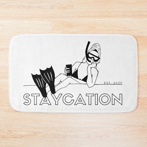 Item preview, Staycation Funny Illustration Est. 2020 designed and sold by Lorene GZ.