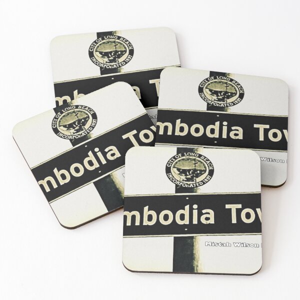 Item preview, Cambodia Town, Long Beach, CA by Mistah Wilson designed and sold by The Street Sign Store.