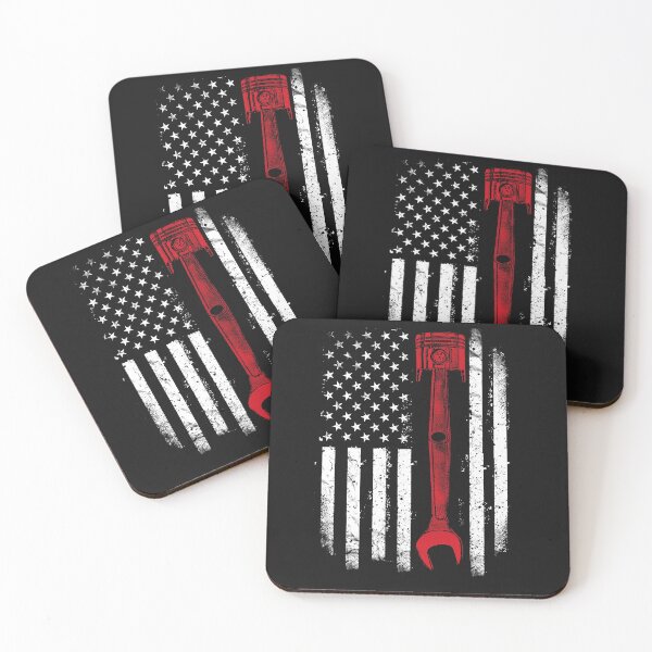 Item preview, Mechanic American Flag designed and sold by Jelisandie.