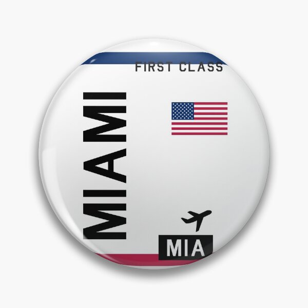 Item preview, Flight Ticket Miami designed and sold by swaynowo.