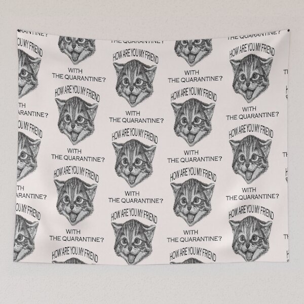Item preview,  How are you my friend with quarantine !!! designed and sold by Sobhy Elkhawaga.