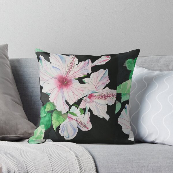 Item preview, Pink hibiscus watercolour painting  designed and sold by esvb.