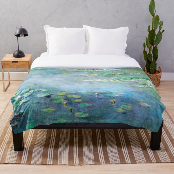 Monet Water Lilies / Nymphéas 1906 Throw Blanket