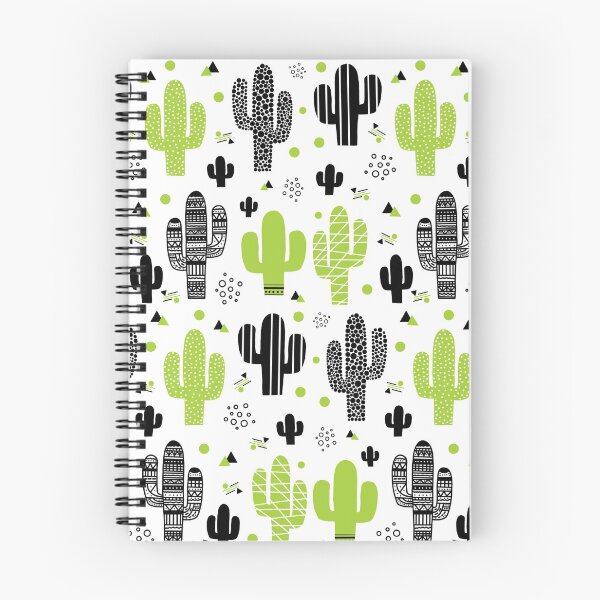 Item preview, Patrón de cactus verde y negro designed and sold by Simplulina.