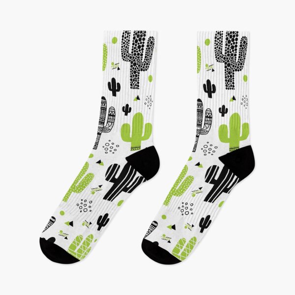 Item preview, Green And Black Cactus Pattern designed and sold by Simplulina.