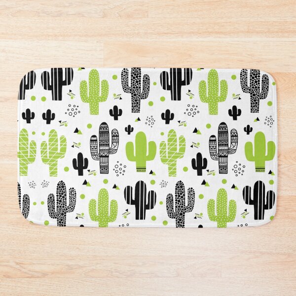 Item preview, Green And Black Cactus Pattern designed and sold by Simplulina.