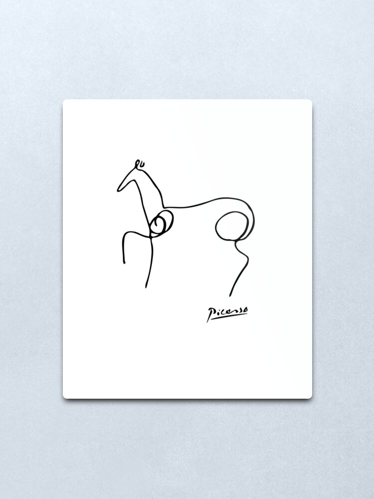 picasso horse sketch.