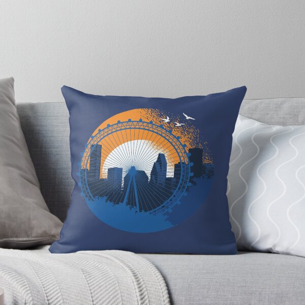 Item preview, Houston, Texas skyline and the Aquarium Ferris Wheel designed and sold by FFelder.
